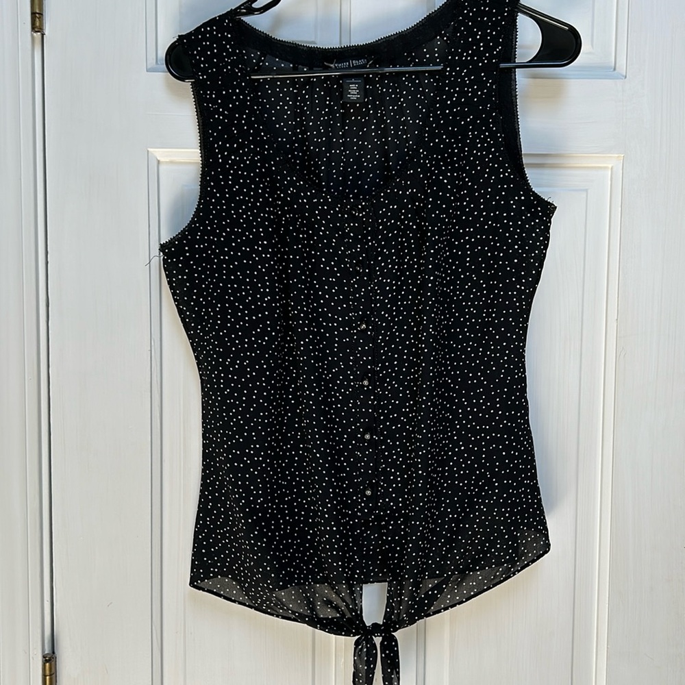 White House Black Market sleeveless blouse